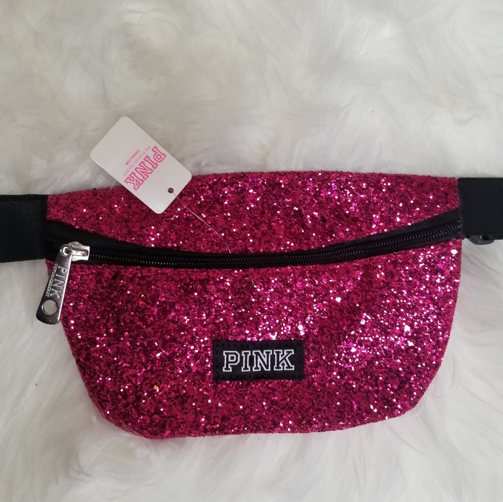 Last•Victoria's Secret PINK VS Glitter Fanny Pack 